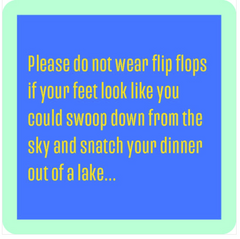 Wear Flip Flops Drink Coaster