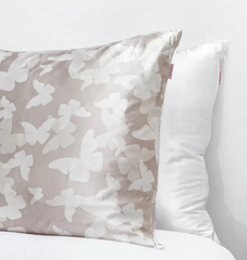 Satin Pillowcase (champagne butterfly)