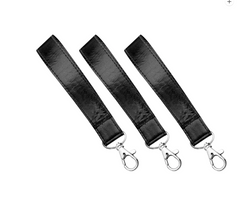 Shimmer Black Wrist Straps