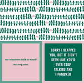 Napkin: Talk to Self/Slap You