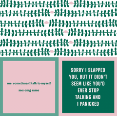 Napkin: Talk to Self/Slap You