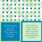 Napkin: Housekeeping/Two Faults