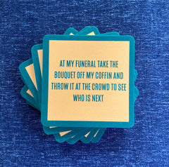 Bouquet Drink Coaster