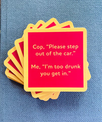 Step Out of Car Drink Coaster