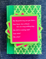 Drug Sniffing Dog Drink Coaster