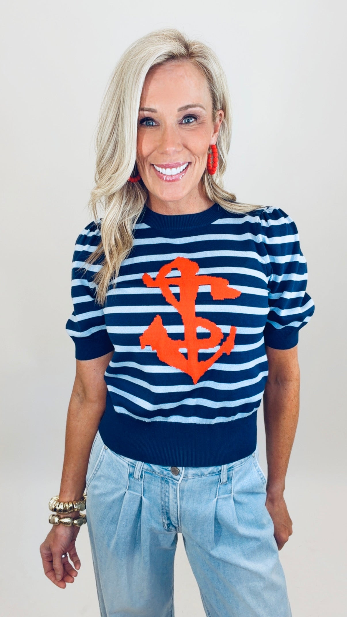 Anchors Away Sweater