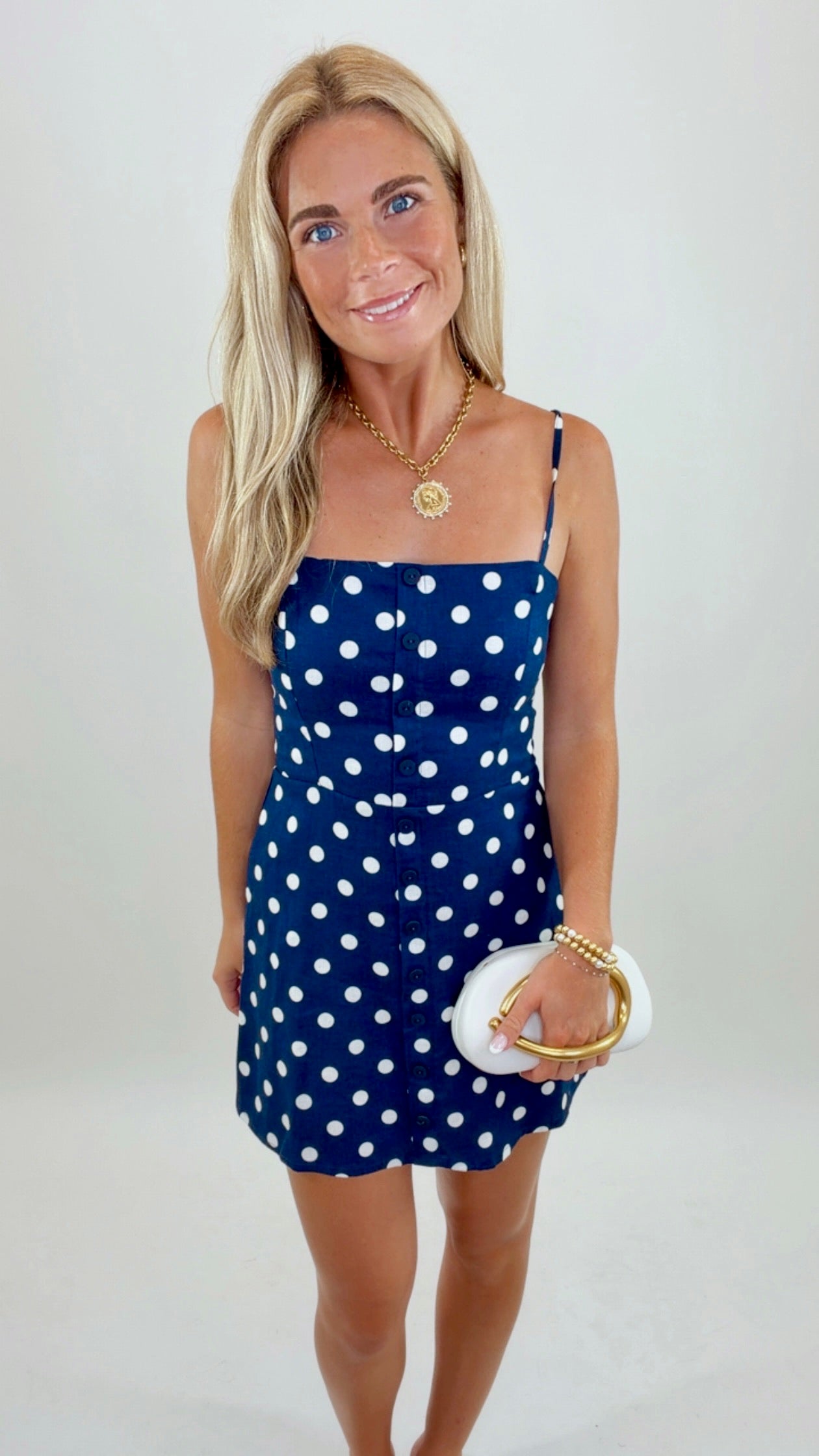 Sail Away Polka Dot Dress
