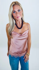 Lace & Luxury Top (rose)