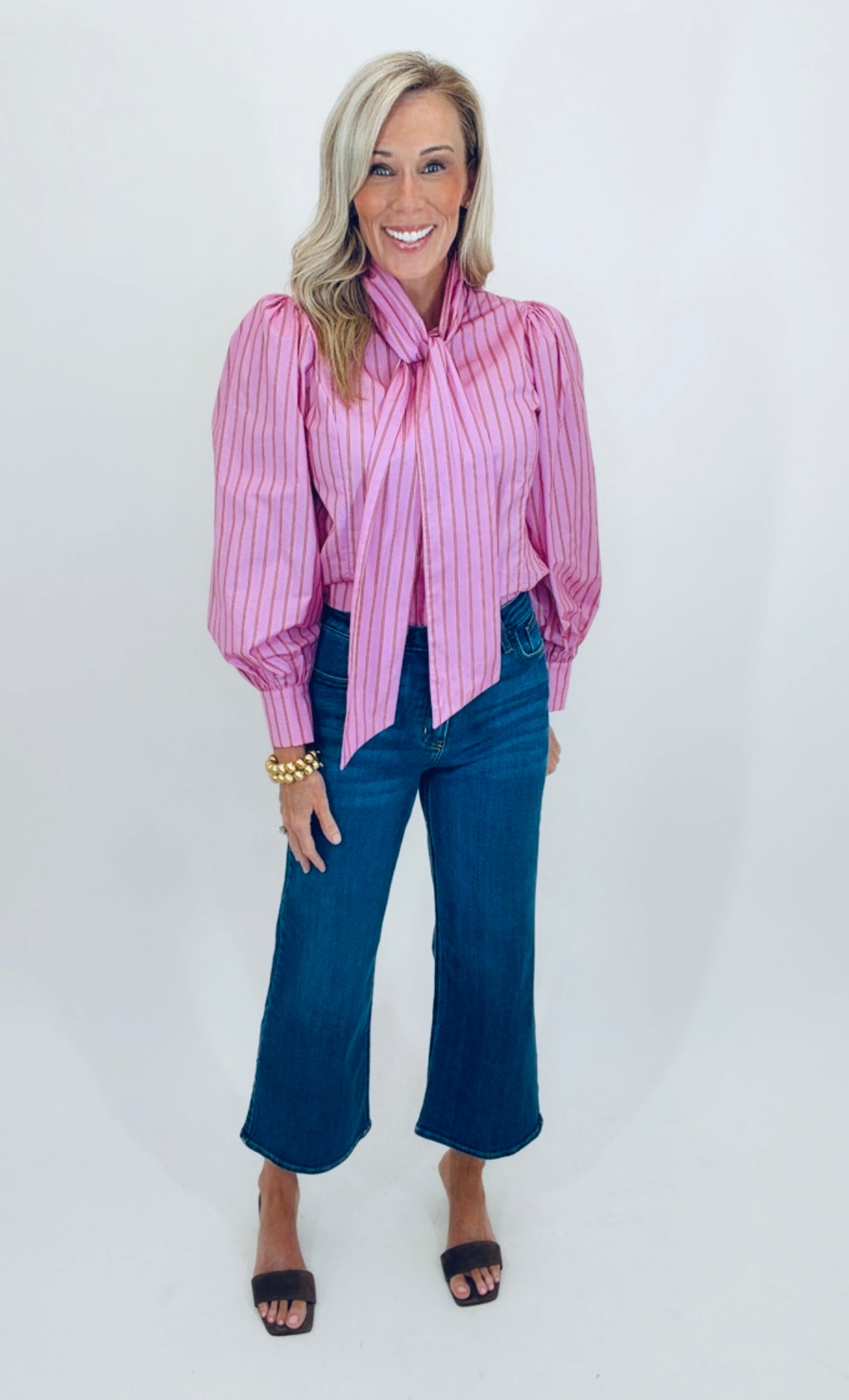 Stripe a Pose Top