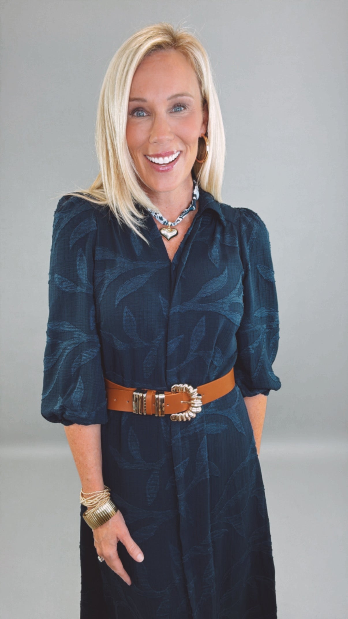 Midnight Botanica Dress