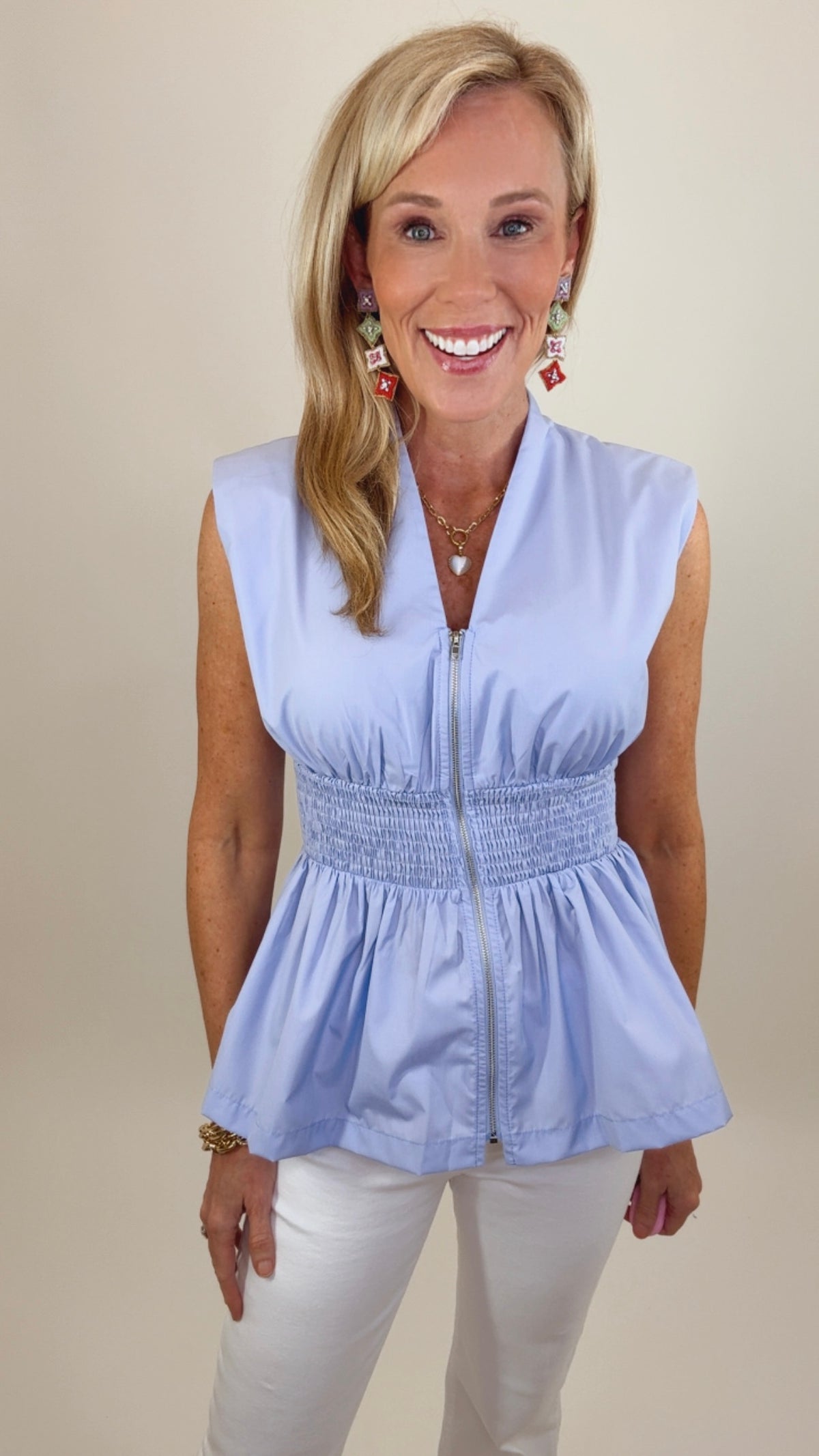 Tailored Touch Top (periwinkle)