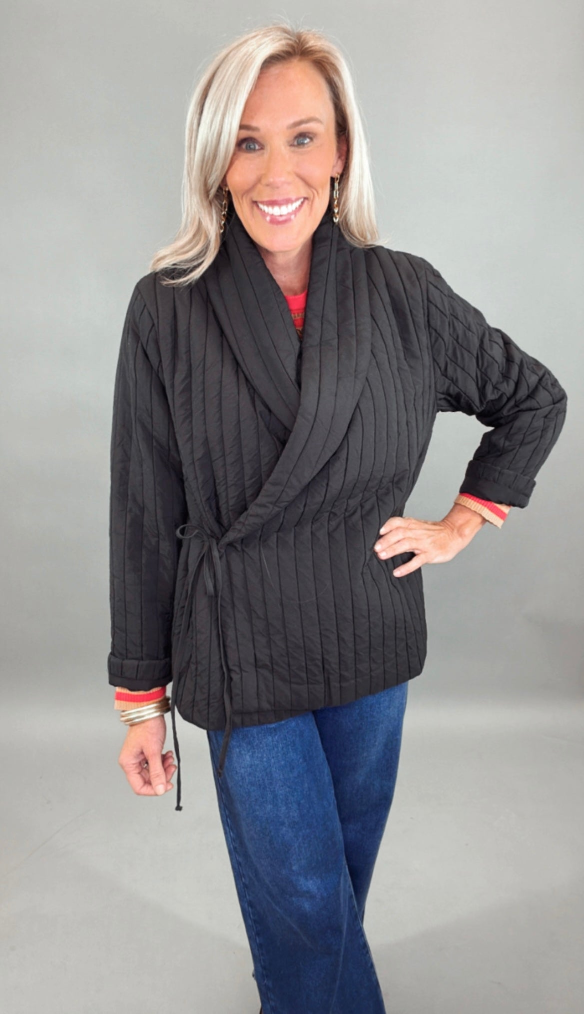 Urban Wrap Quilted Jacket