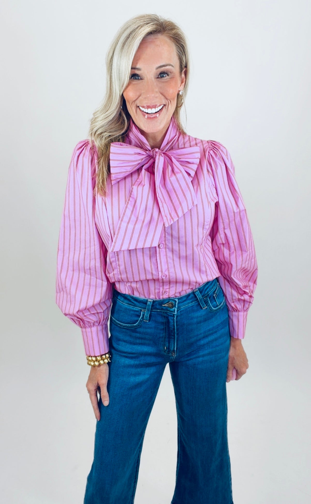 Stripe a Pose Top