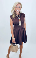 Take Shape Dress (brown)