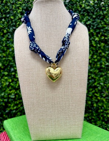 Sideline Spark Scarf Necklace