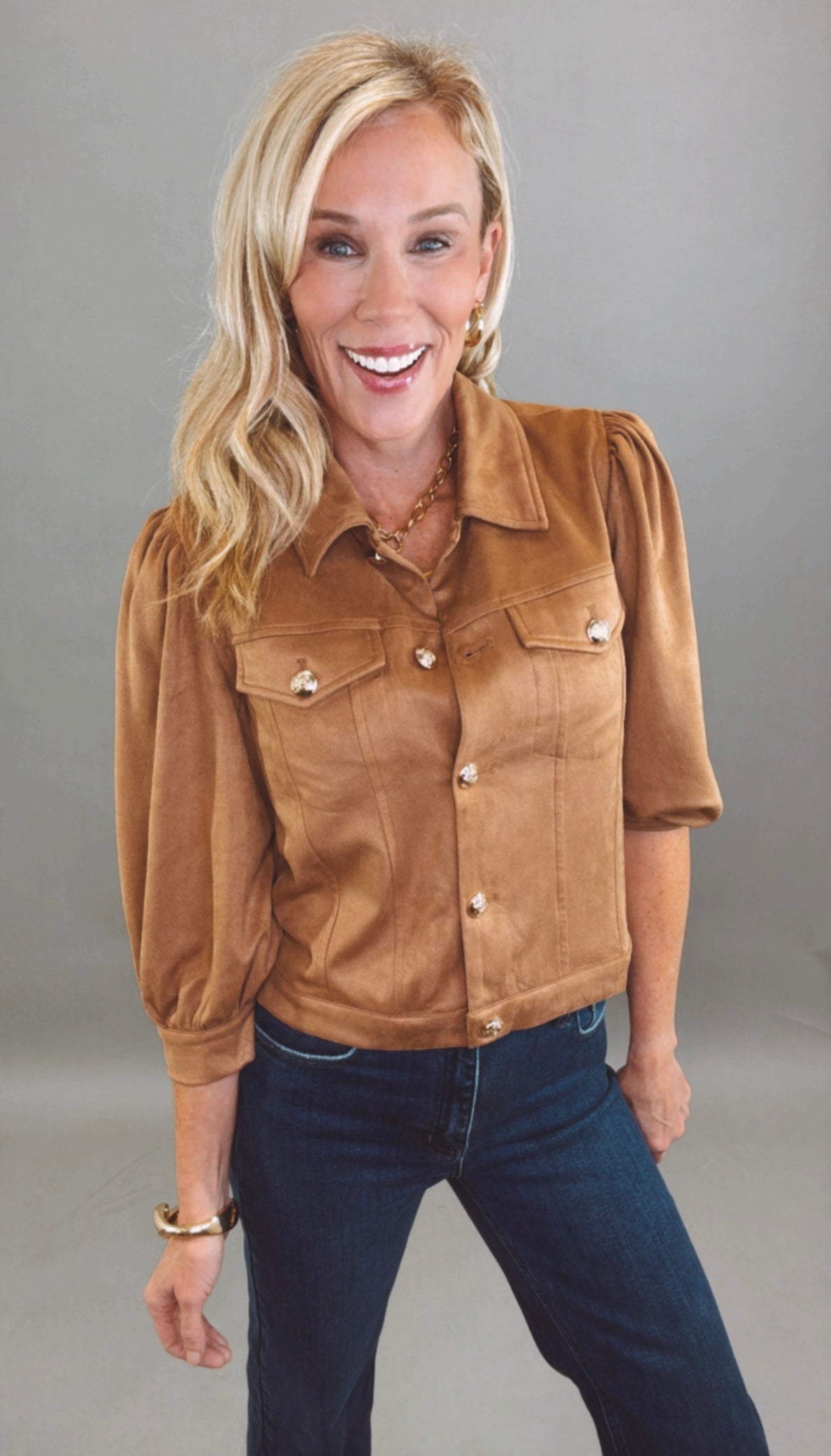 City Saddle Suede Jacket