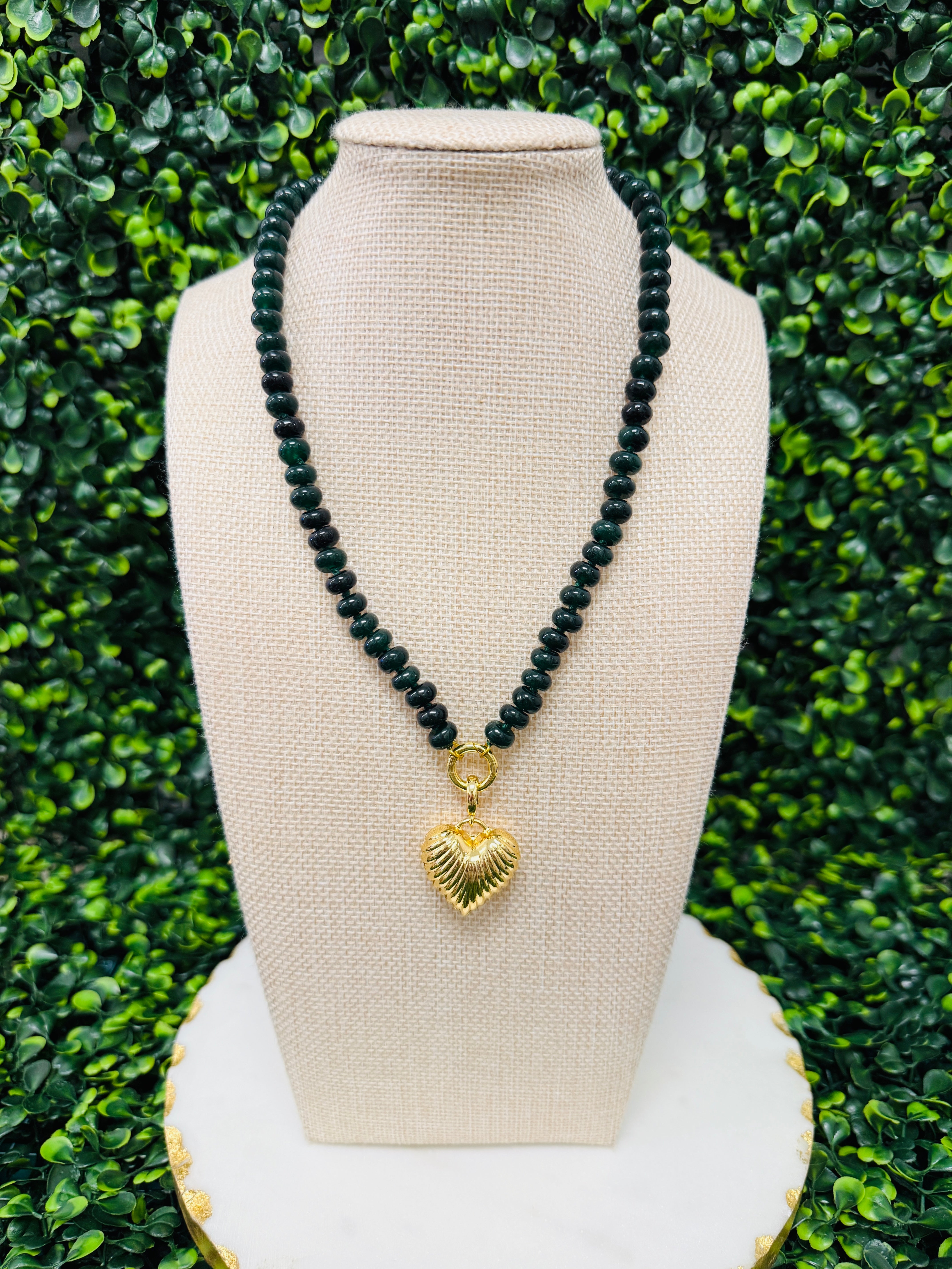 Evergreen Heart Necklace