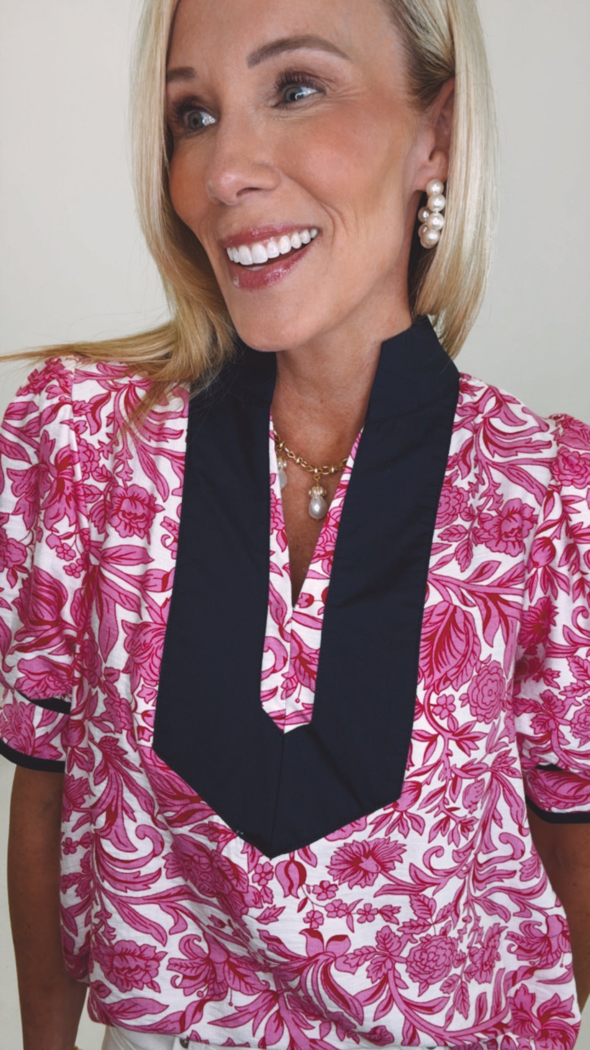Windsor Top (pink)
