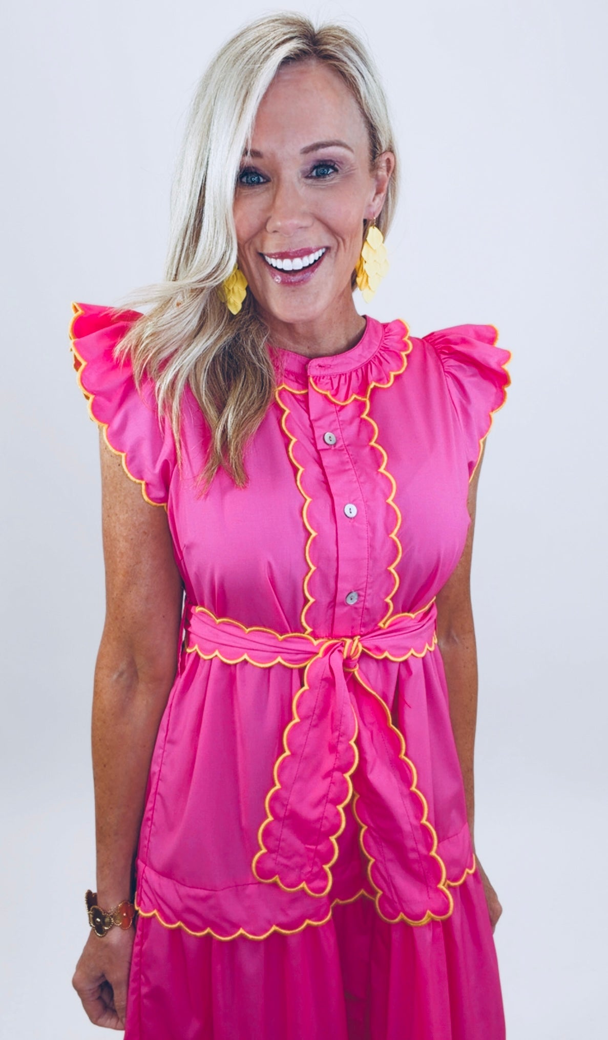 Charleston Charm Dress (pink)
