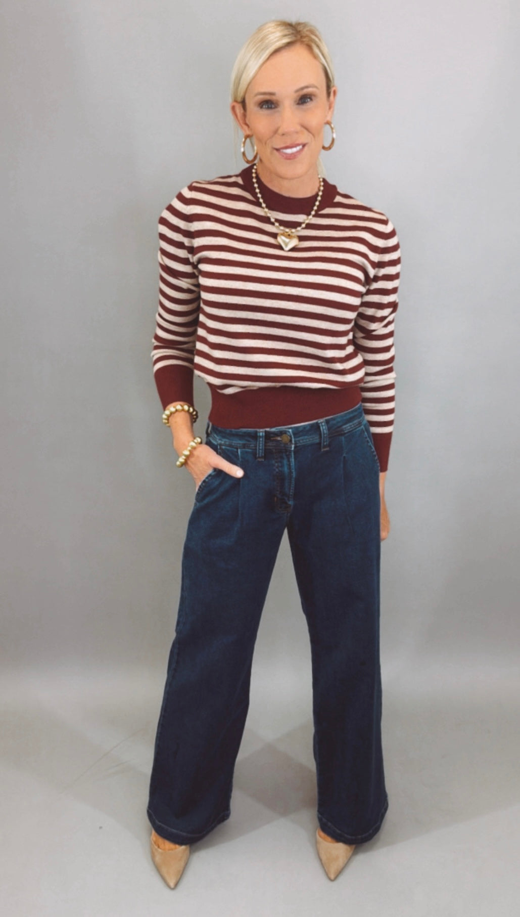 Ivy Lane Sweater (burgundy)