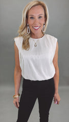 Lumière Pleated Top