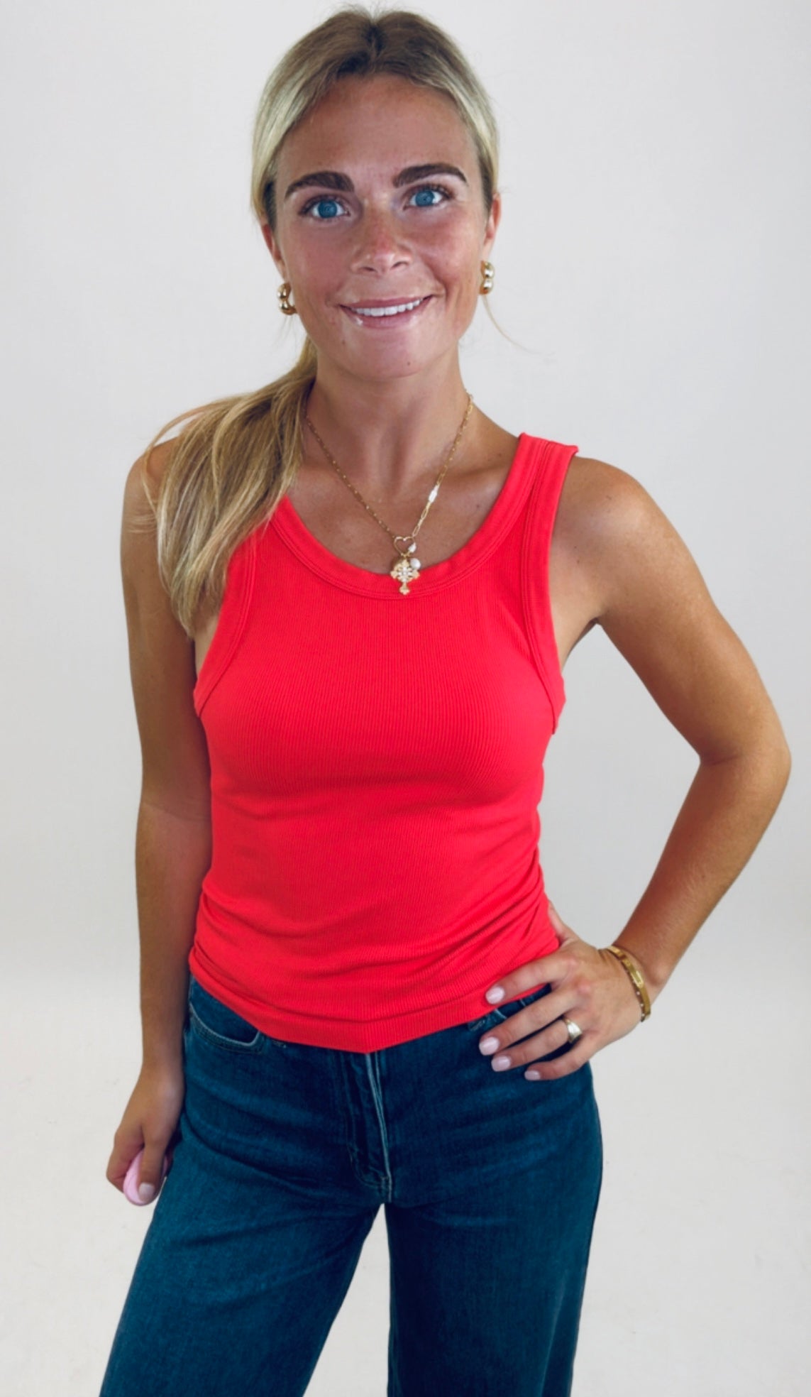 Reversible Essential Tank (poppy)