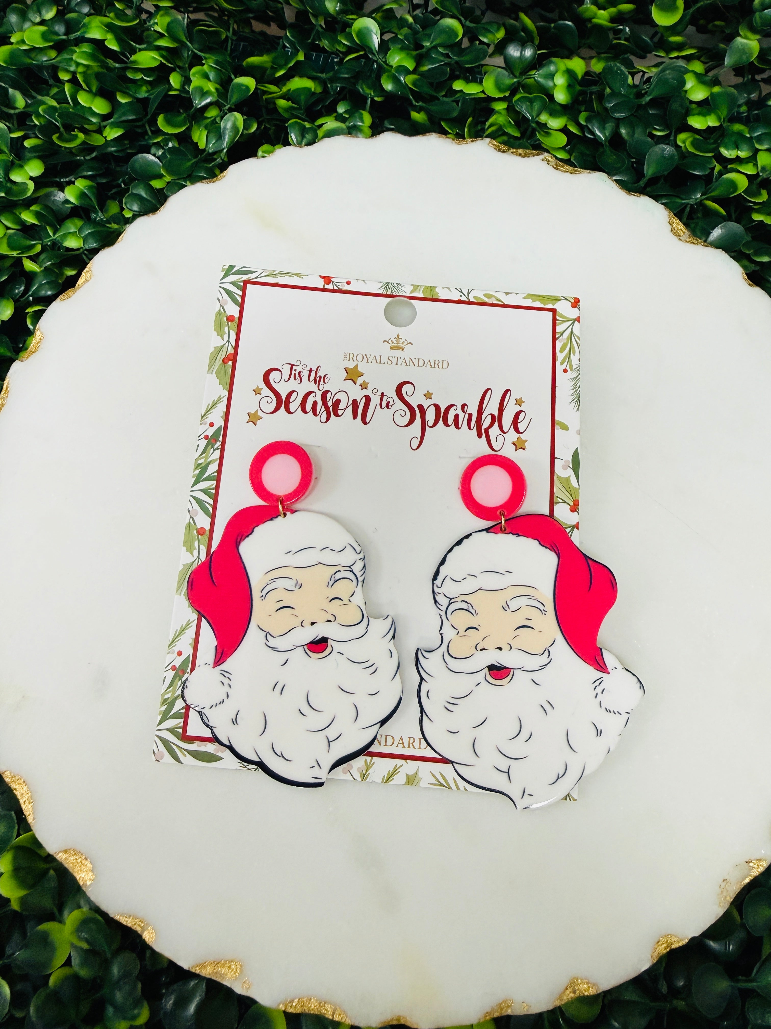 Ho Ho Ho Santa Earring