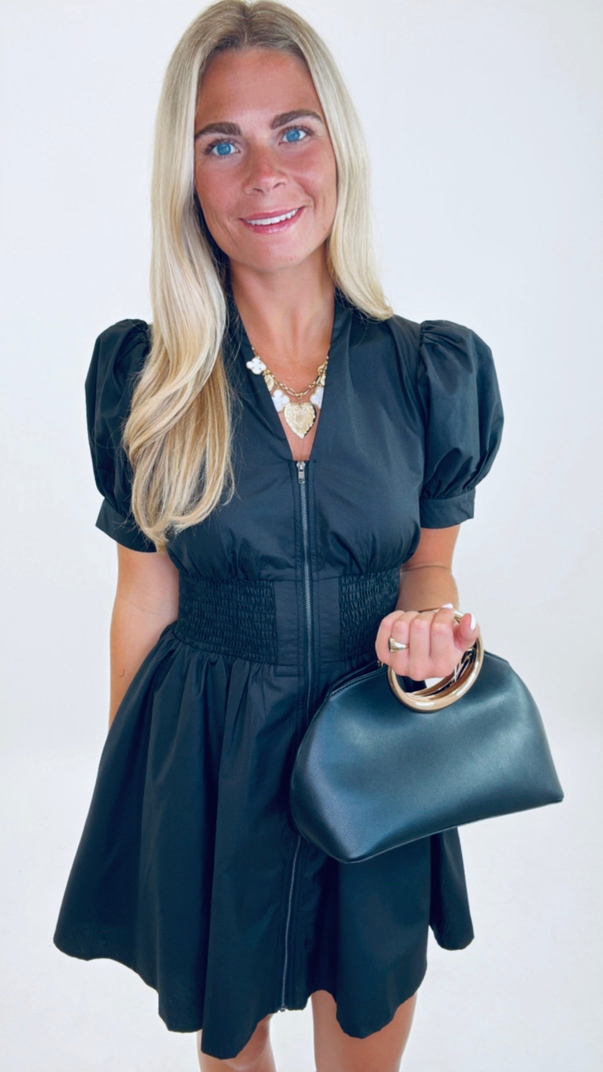 Zip & Zeal Dress (black)