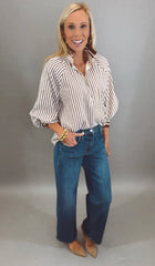 Hampton Stripe Top (tan)