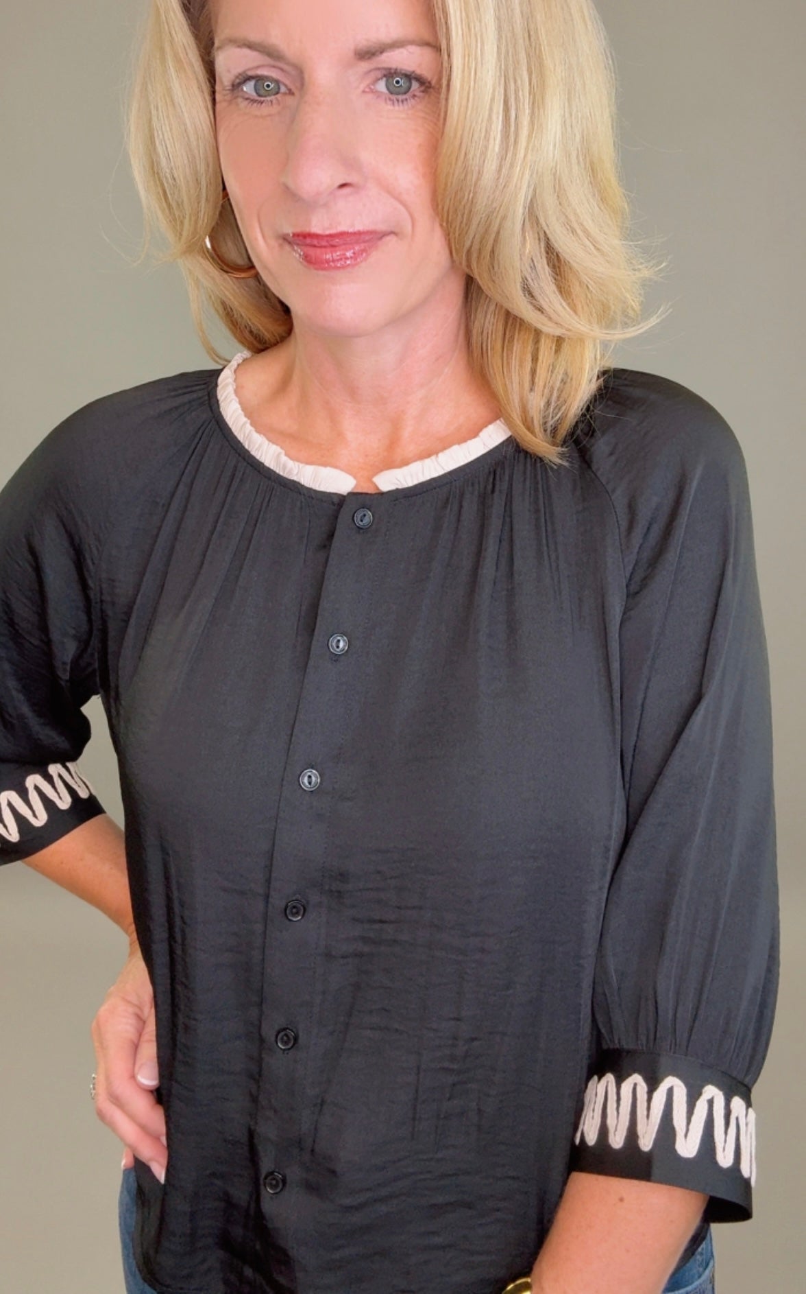Sutton Blouse (black)