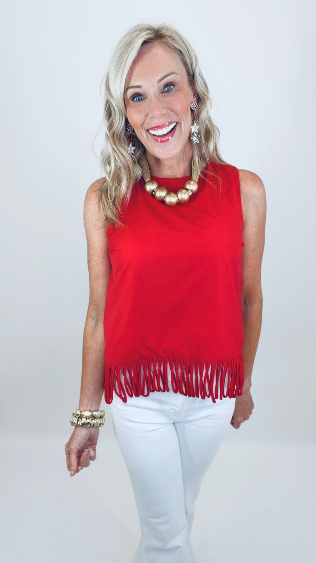 Fringe Benefits Top (red)