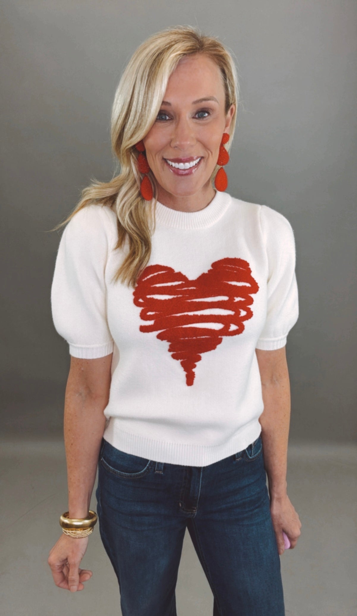 Scribble Sweetheart Sweater