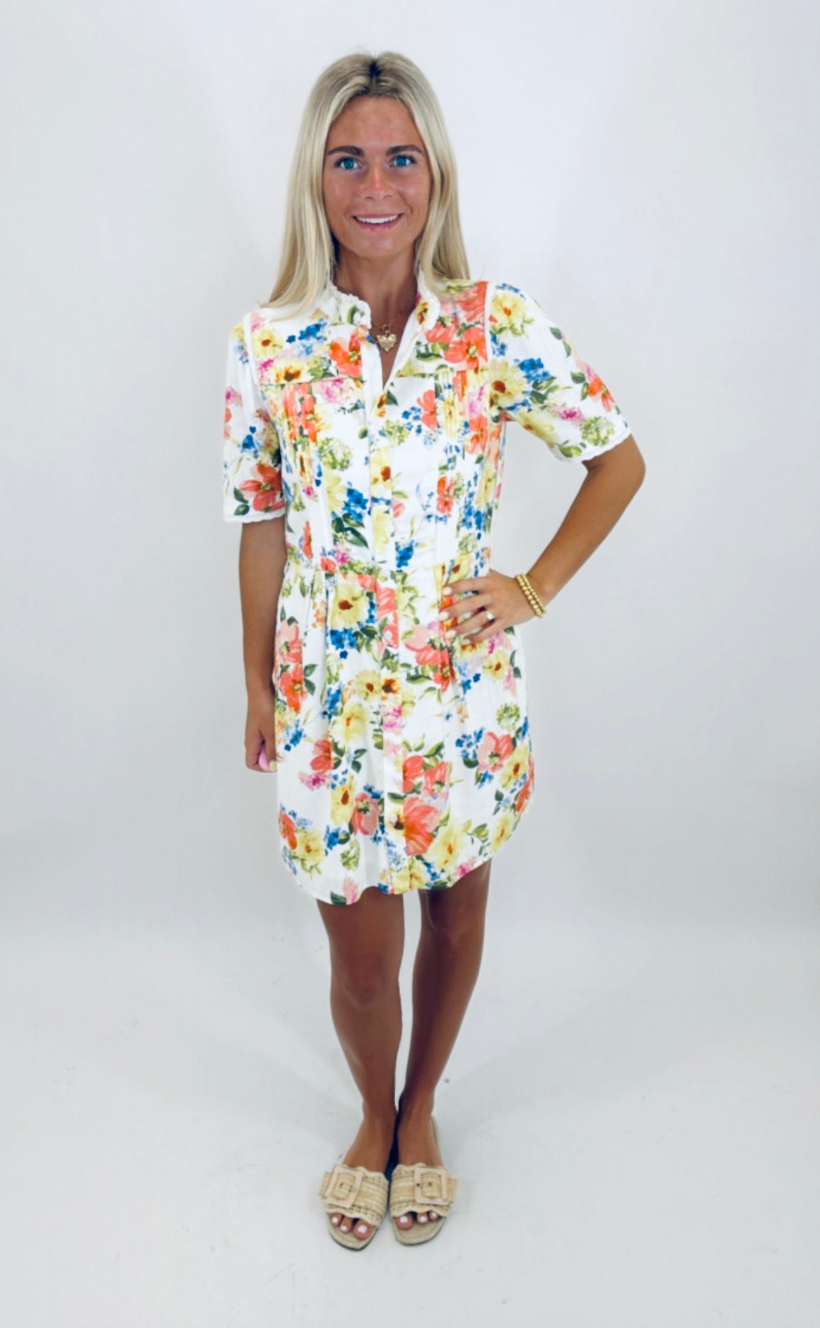 Petals & Pleats Dress