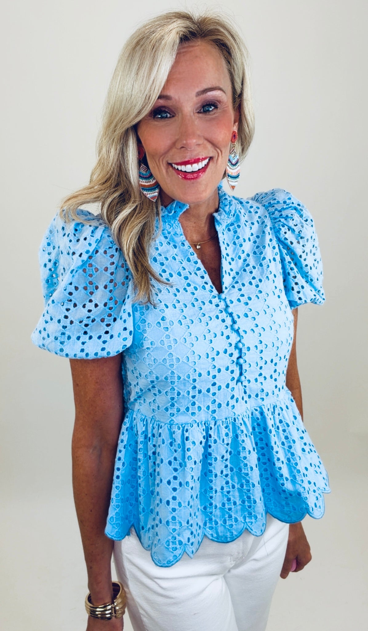 Charm Theory Top (blue)