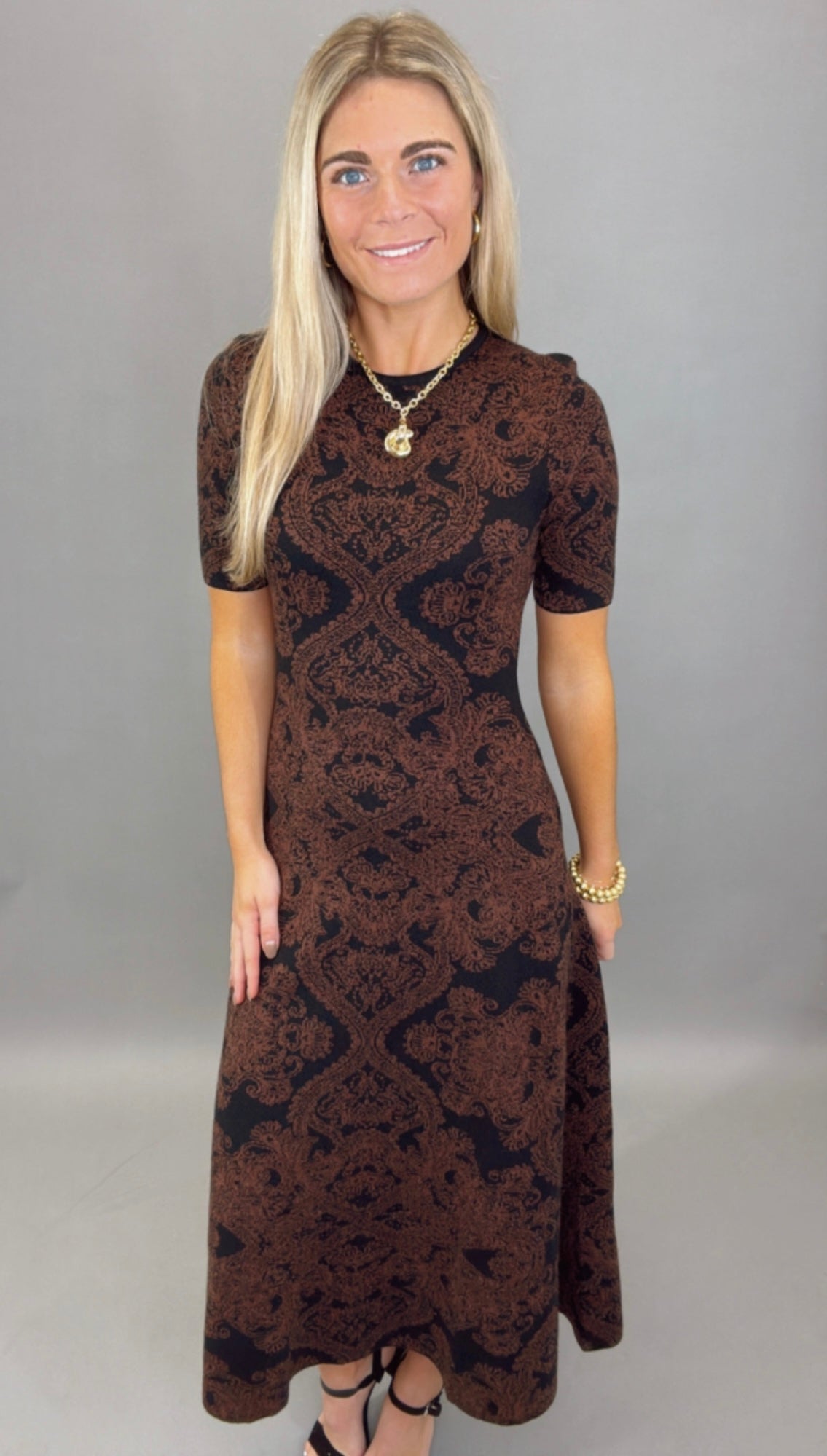 Midnight Tapestry Dress