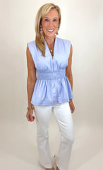 Tailored Touch Top (periwinkle)
