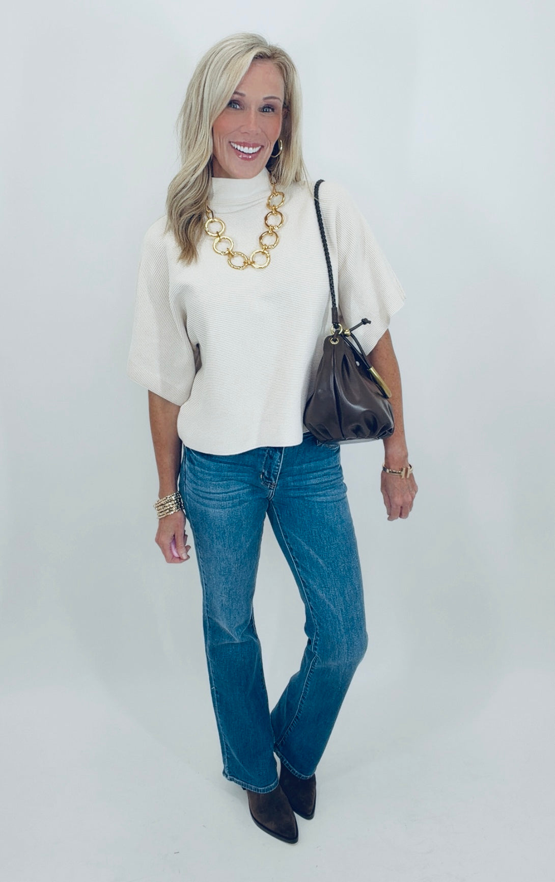 Polished Edit Top (ecru)