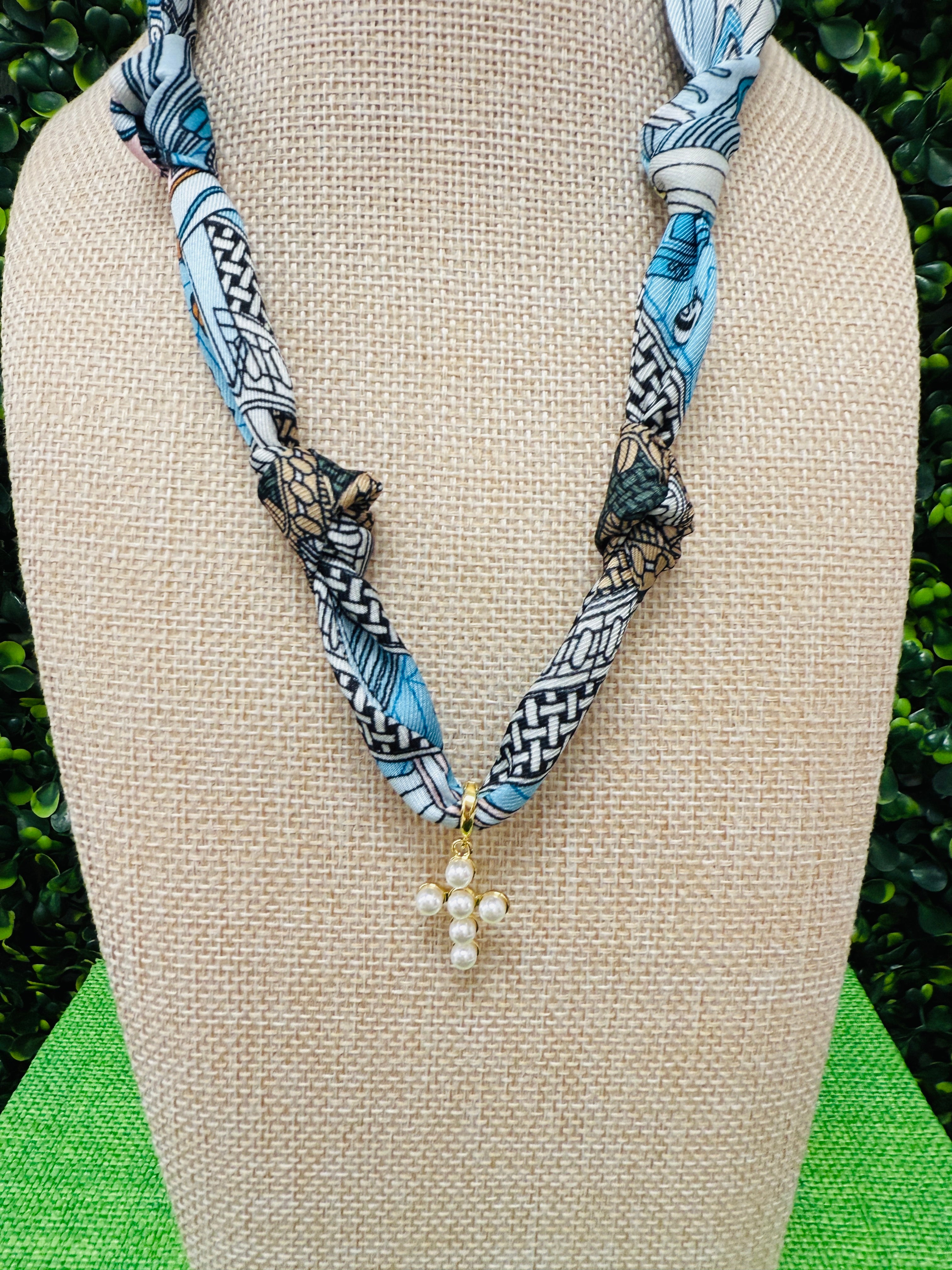 Riviera Revival Scarf Necklace