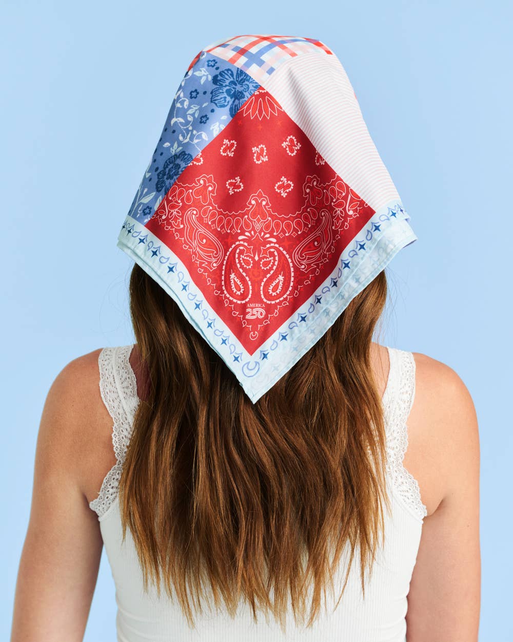 America 250 Patchwork Scarf