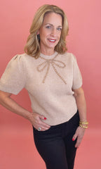 Bow So Sweet Knit (taupe)