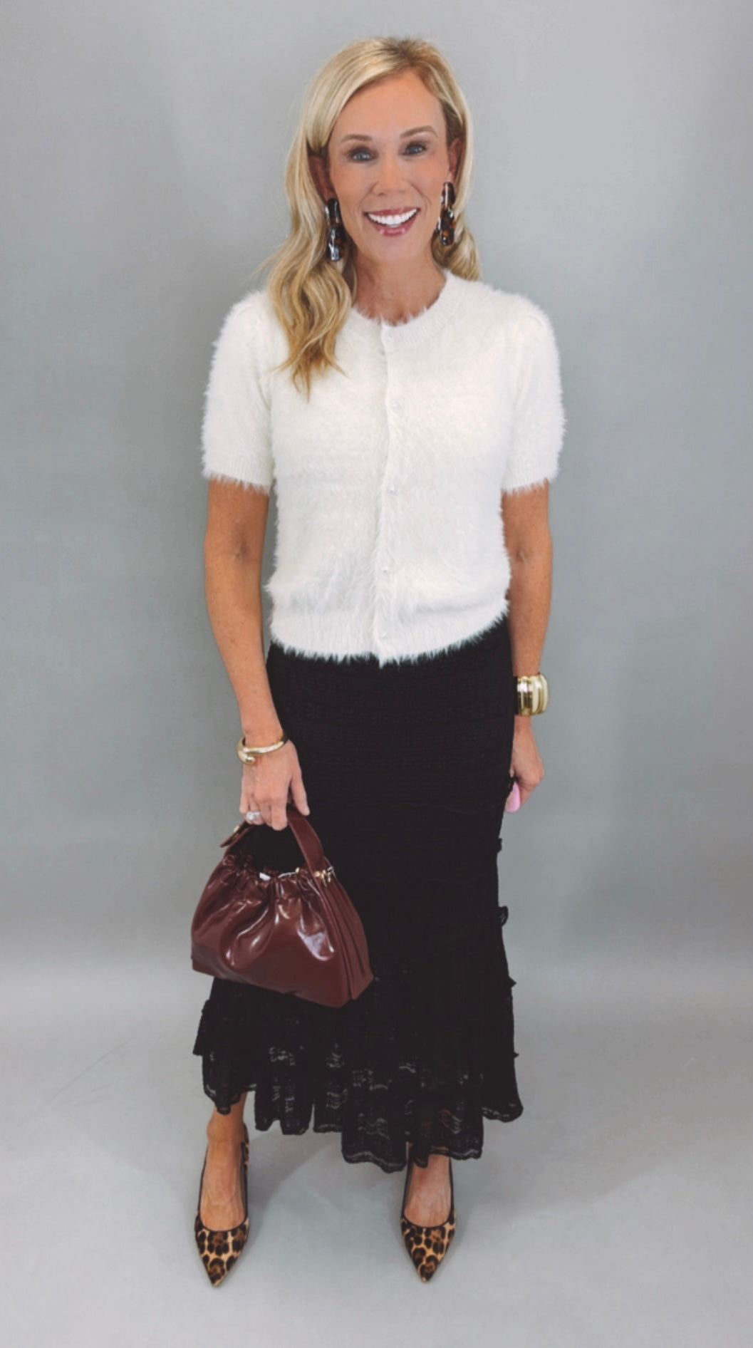 Pearl Luxe Cardigan (cream)