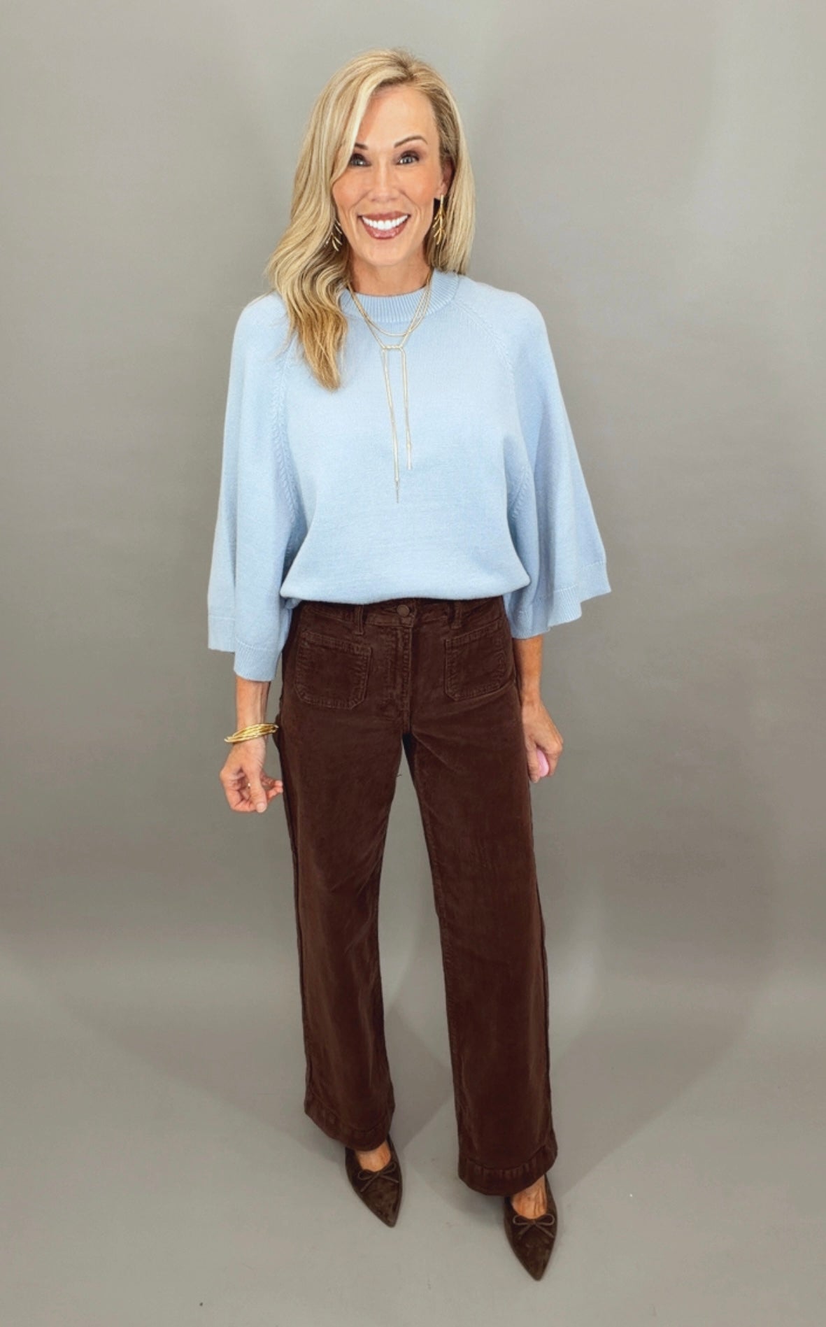Patch Pocket Cord Jean