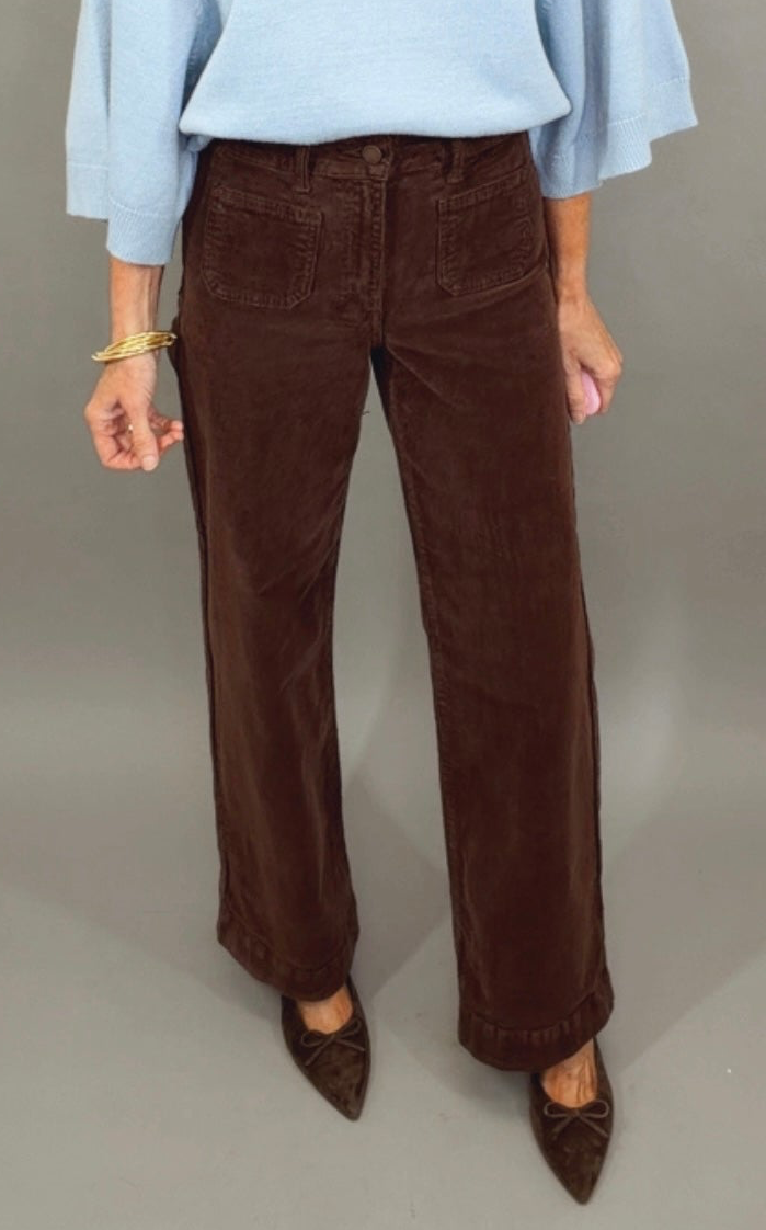 Patch Pocket Cord Jean