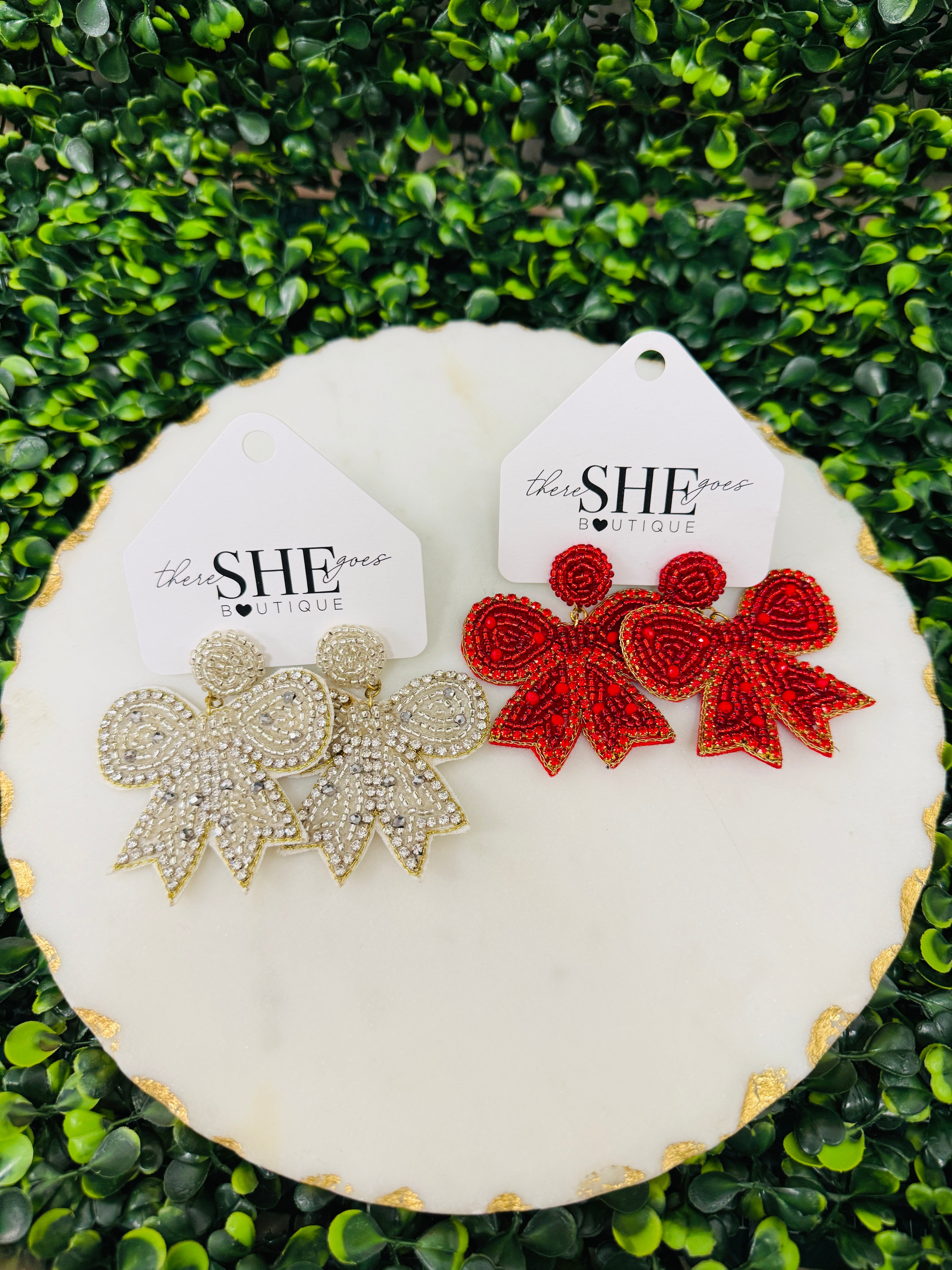 Merry Magic Bow Earring