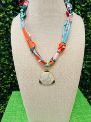 Charm Reins Scarf Necklace
