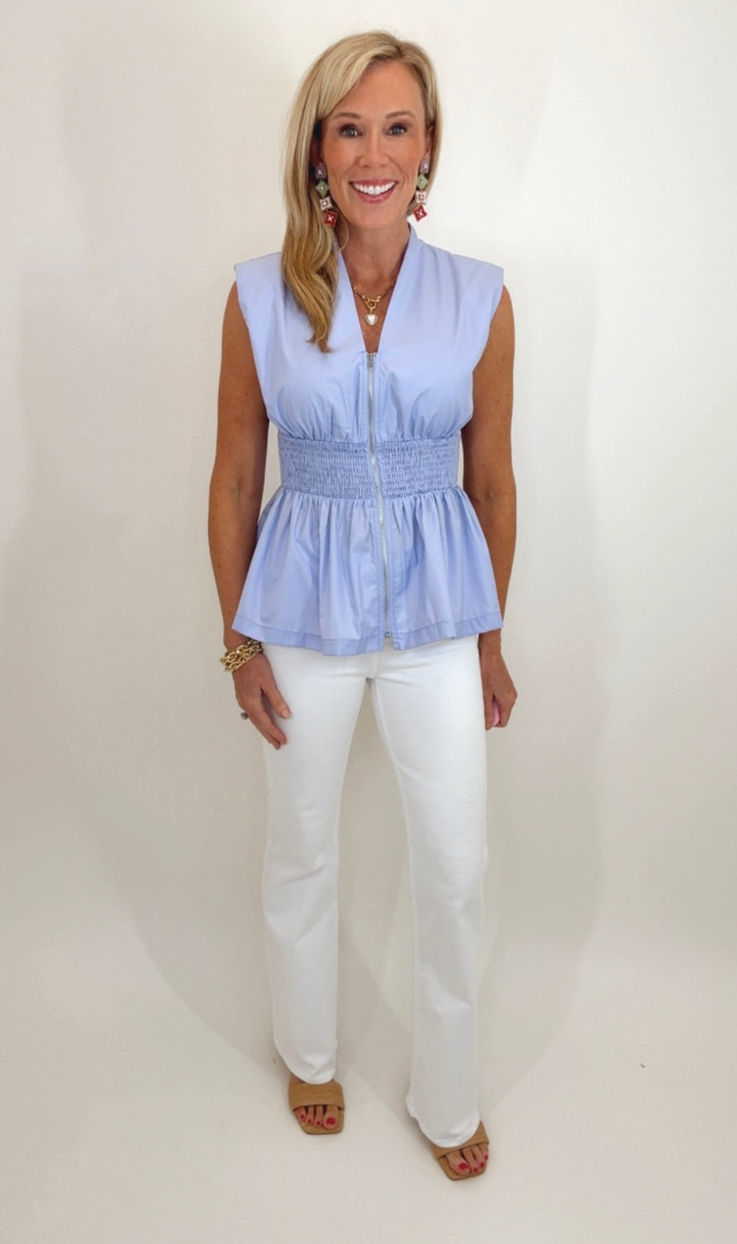 Tailored Touch Top (periwinkle)