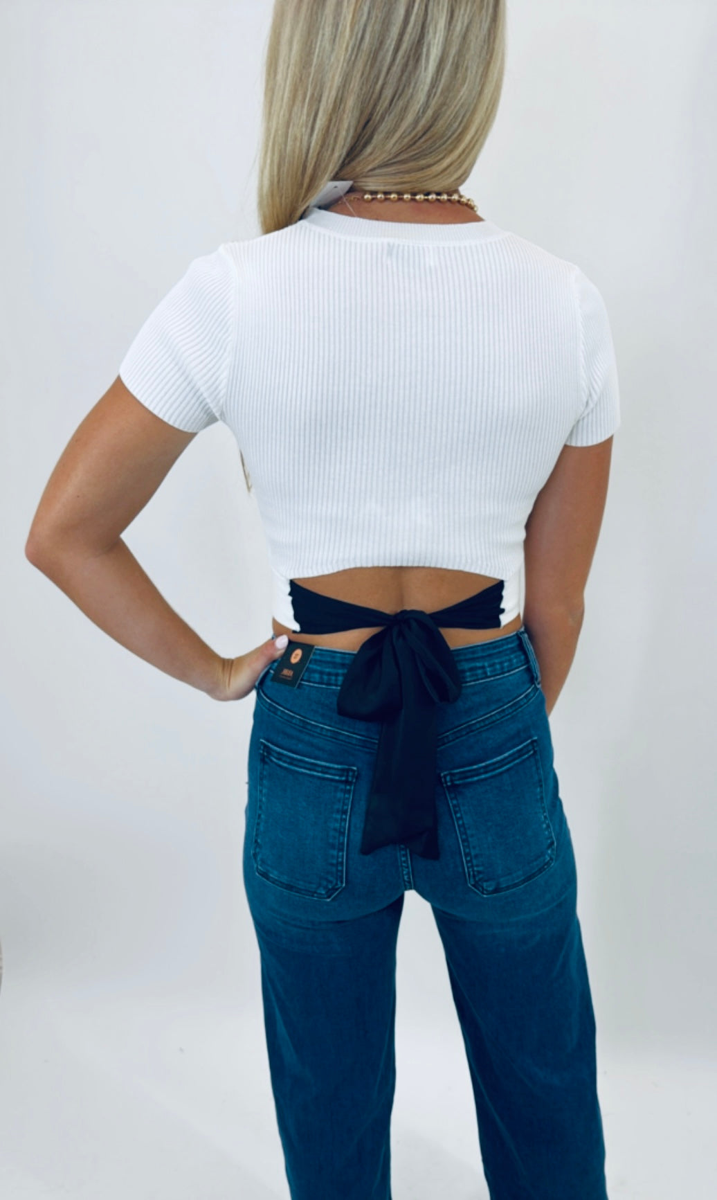 Tie It Up Top (white)