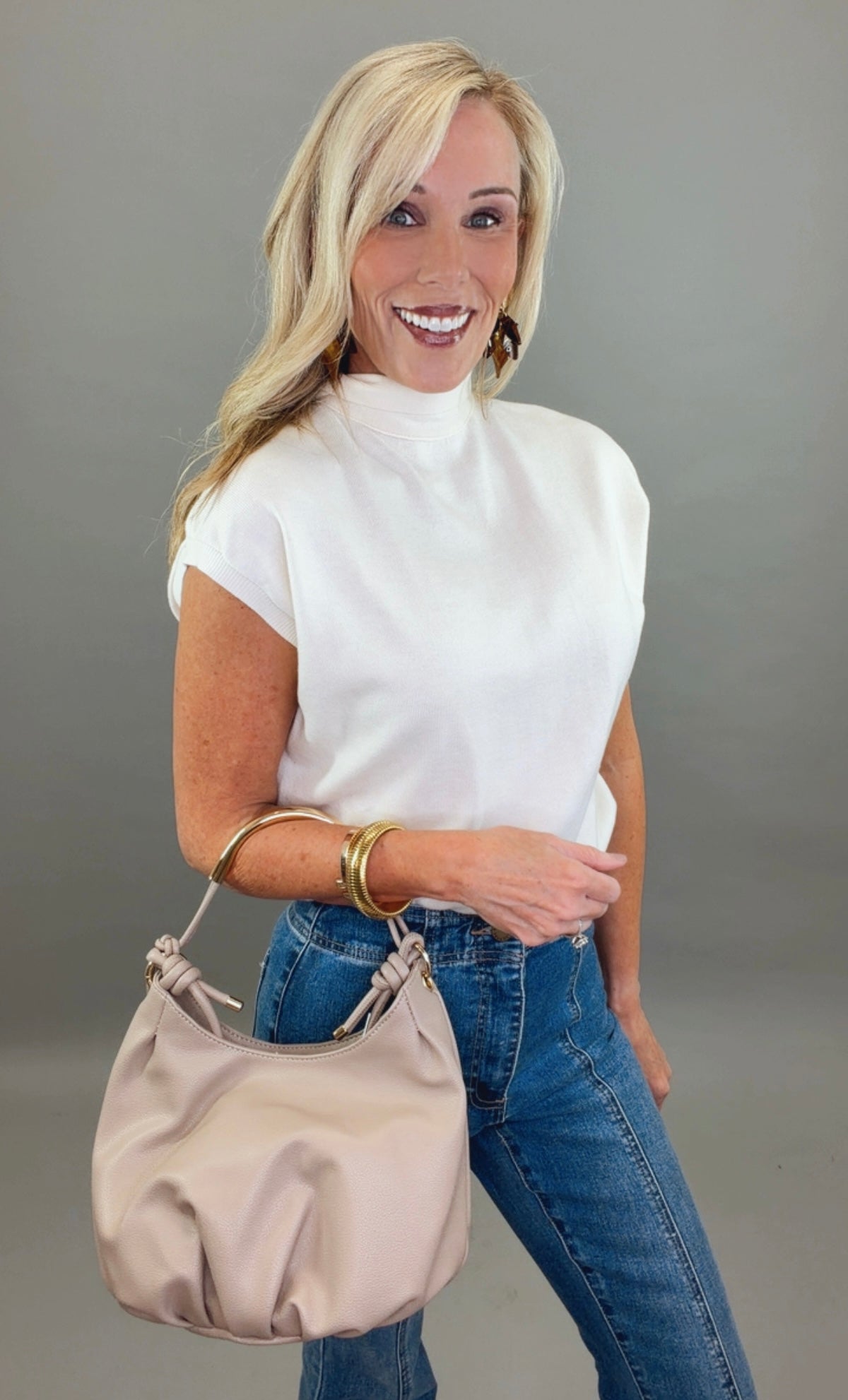 Classic Poise Top (ecru)