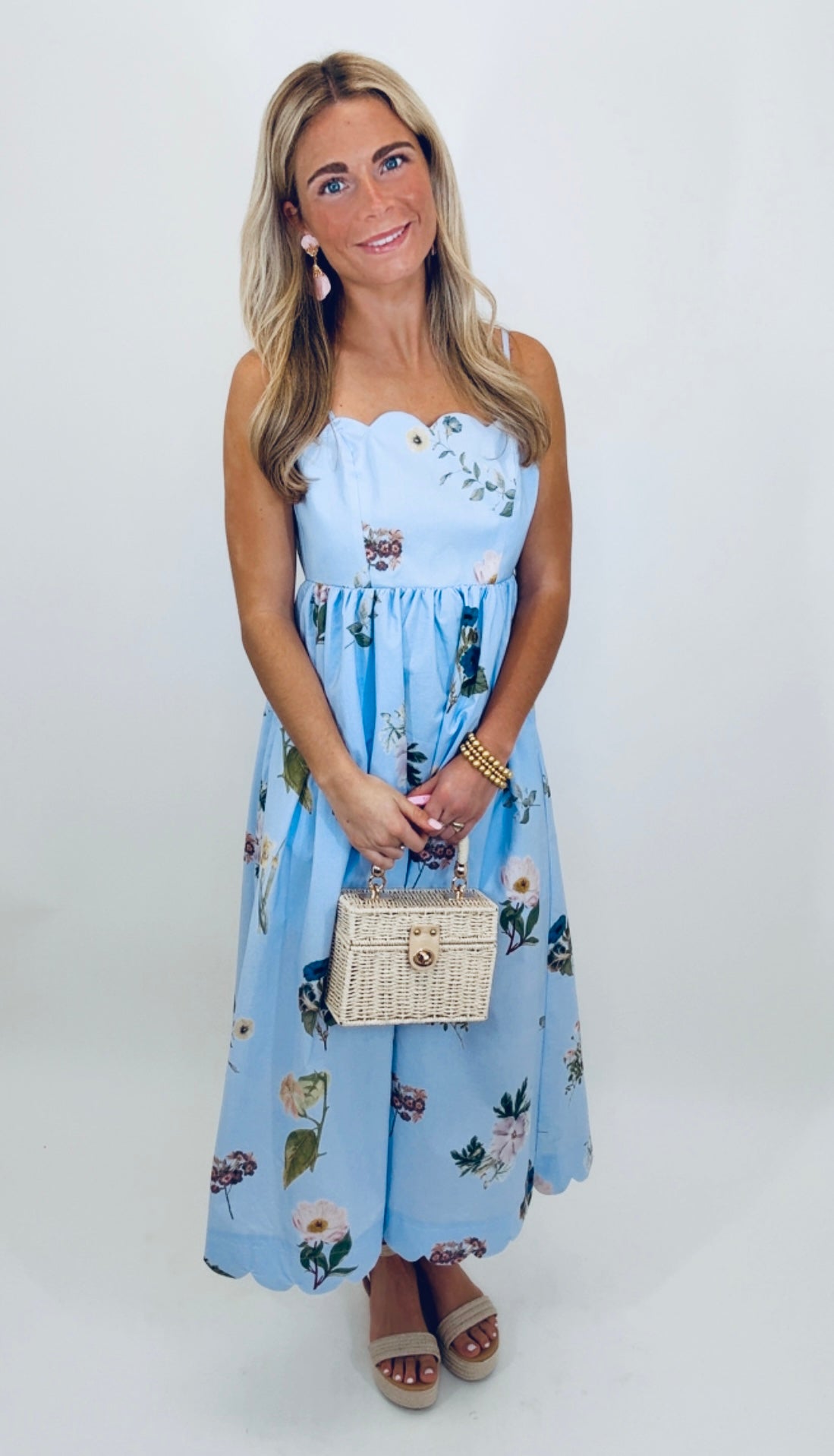 Petals & Plans Midi Dress