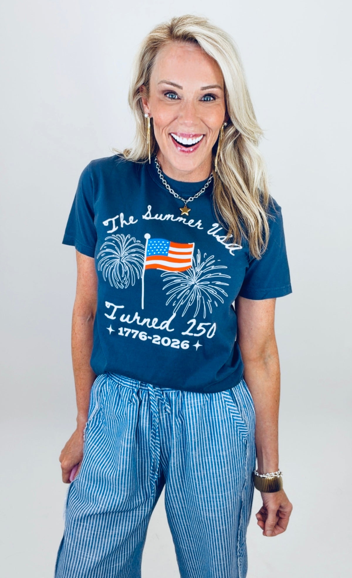 Summer of 250 Tee (navy)